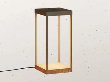 LANTERNE SLIM 267.22 - LED brass floor lamp by Il Fanale - view 2